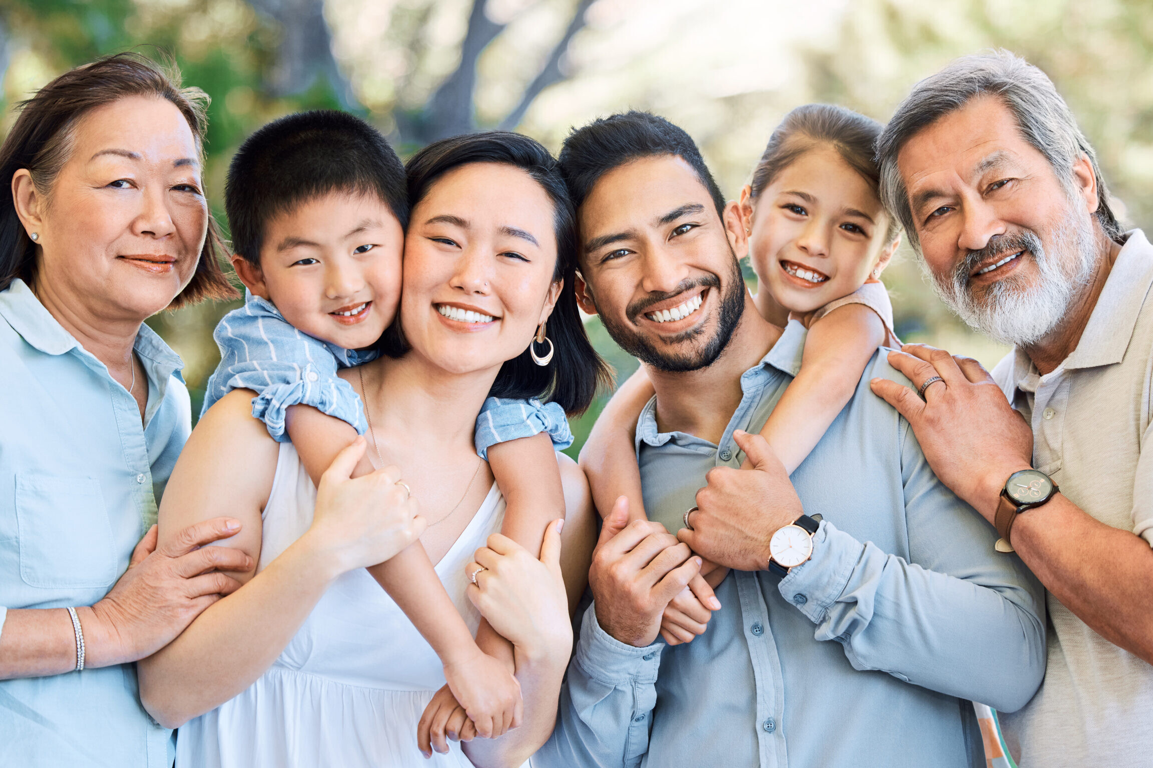Multi-generational family portrait