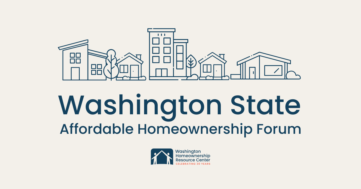 Washington State Affordable Homeownership Forum Graphic Title Card